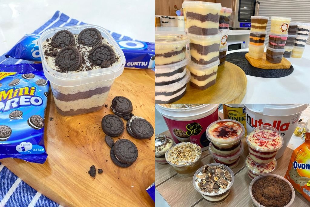 O método completo do curso de bolo no pote da Marrara, ensinando da massa ao lucro.