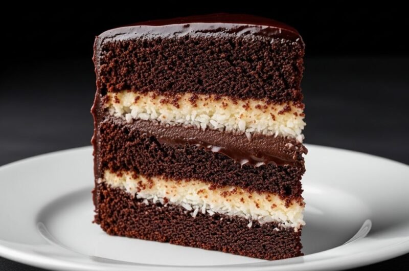 Recheio de Prestígio Cremoso para Bolo (Coco e Ganache)