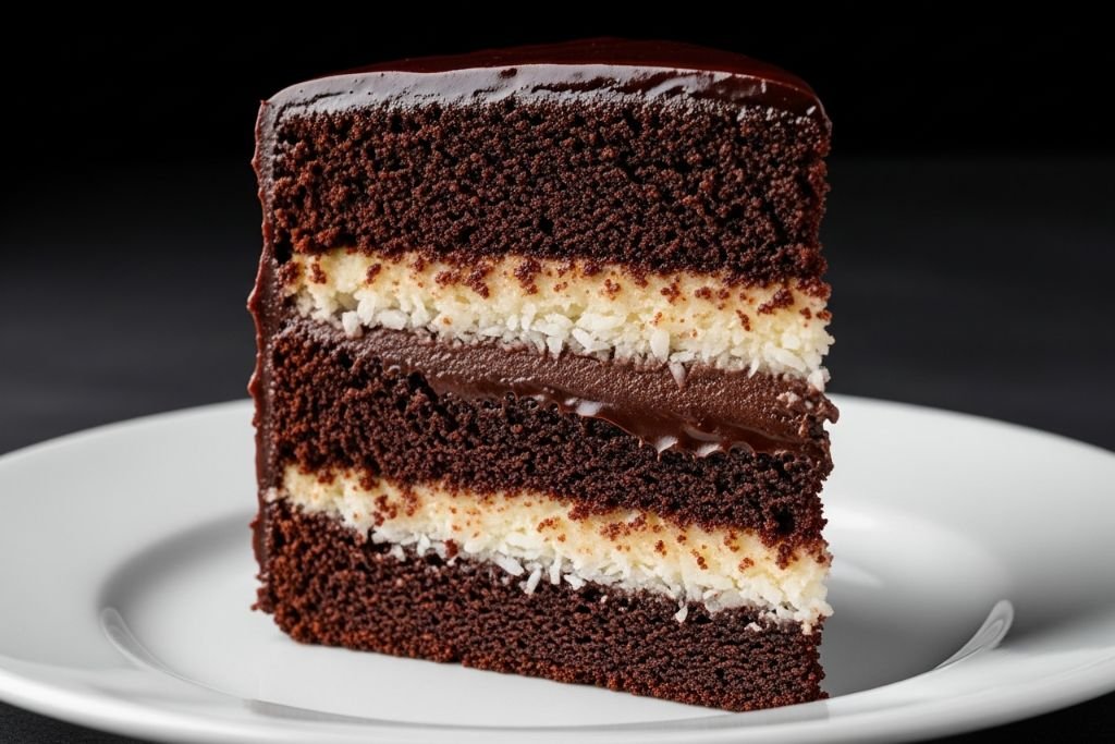 Recheio de Prestígio Cremoso para Bolo (Coco e Ganache)