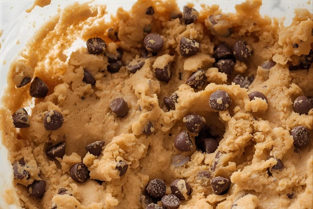 Massa de cookie para rechear, com textura firme ideal para cookies gourmet e artesanais.