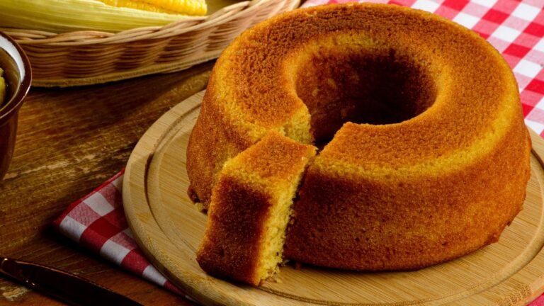Bolo de Milho Caseiro Para Vender Fofinho (Textura de Bolo de Vó)