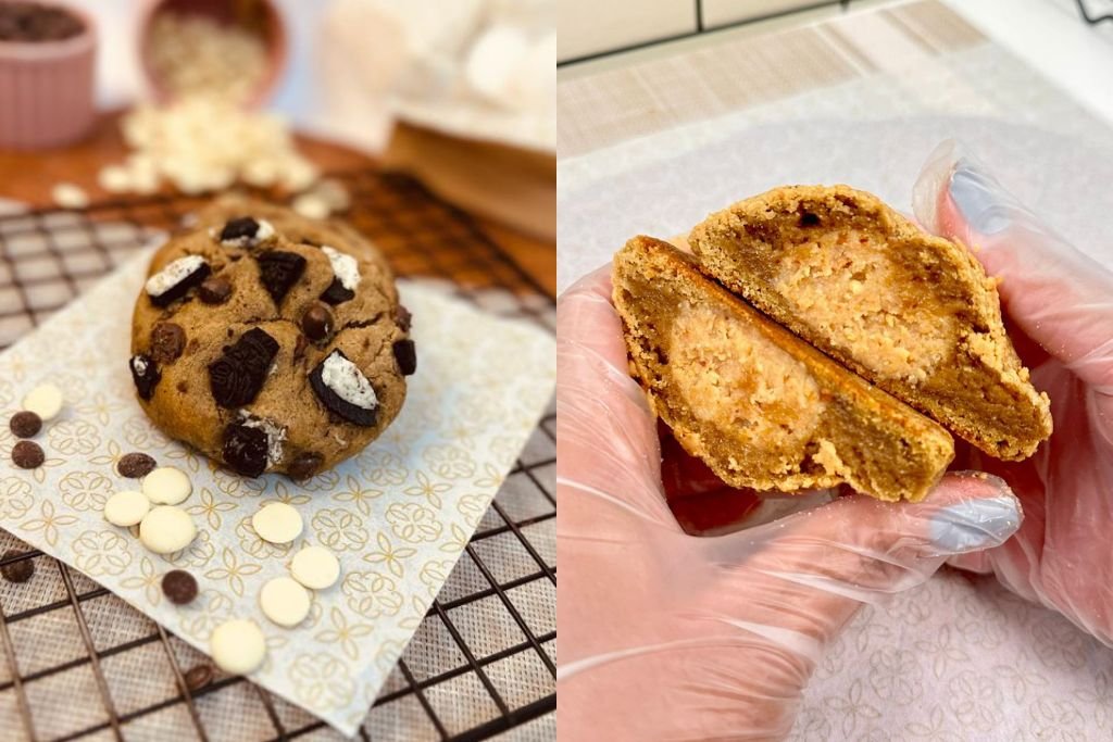 Cookies gourmet recehado