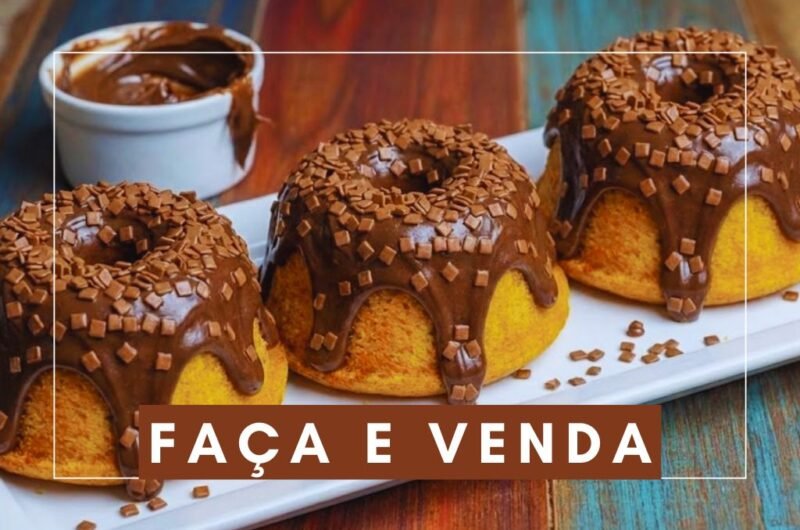 Mini Bolo Vulcão de Cenoura Lucrativo