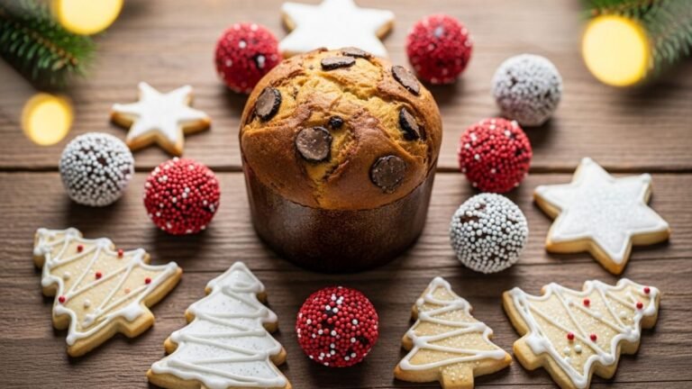 Guia completo de doces de Natal para vender, com uma variedade de ideias lucrativas como panetone trufado e biscoitos decorados.