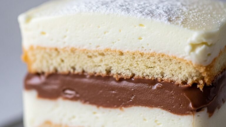 Bolo com recheio de Leite Ninho e Nutella em camadas, mostrando a combinação mais vendida da confeitaria.